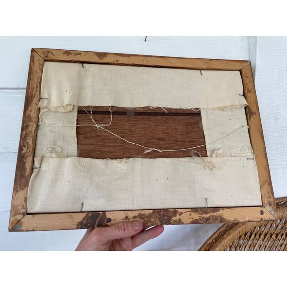 Vintage Framed Cross Stitch "Today Is The First Day Of The Rest Of Your Life" - Picture 6 of 9